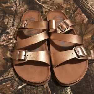 Mad Love Rose Gold Sandals